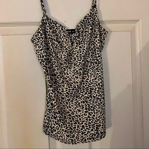 Cheetah print tank top